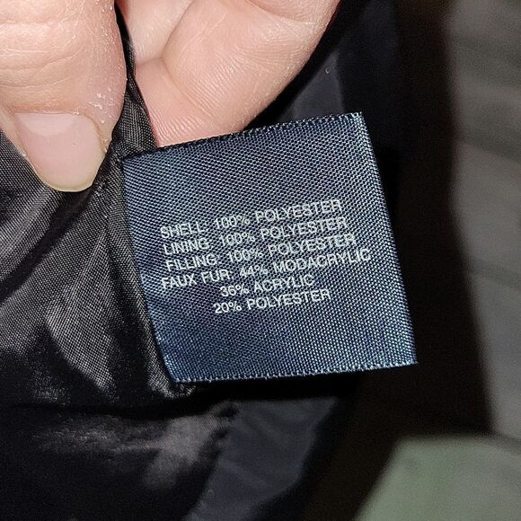 St John's Bay Black Coat sz Small - Picture 6 of 6